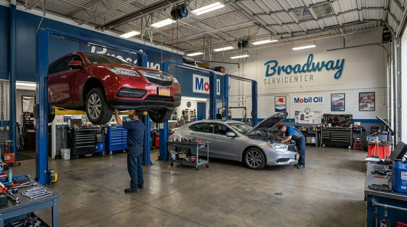 Acura MDX and TLX repair at Broadway Servicenter in Garden City, NY