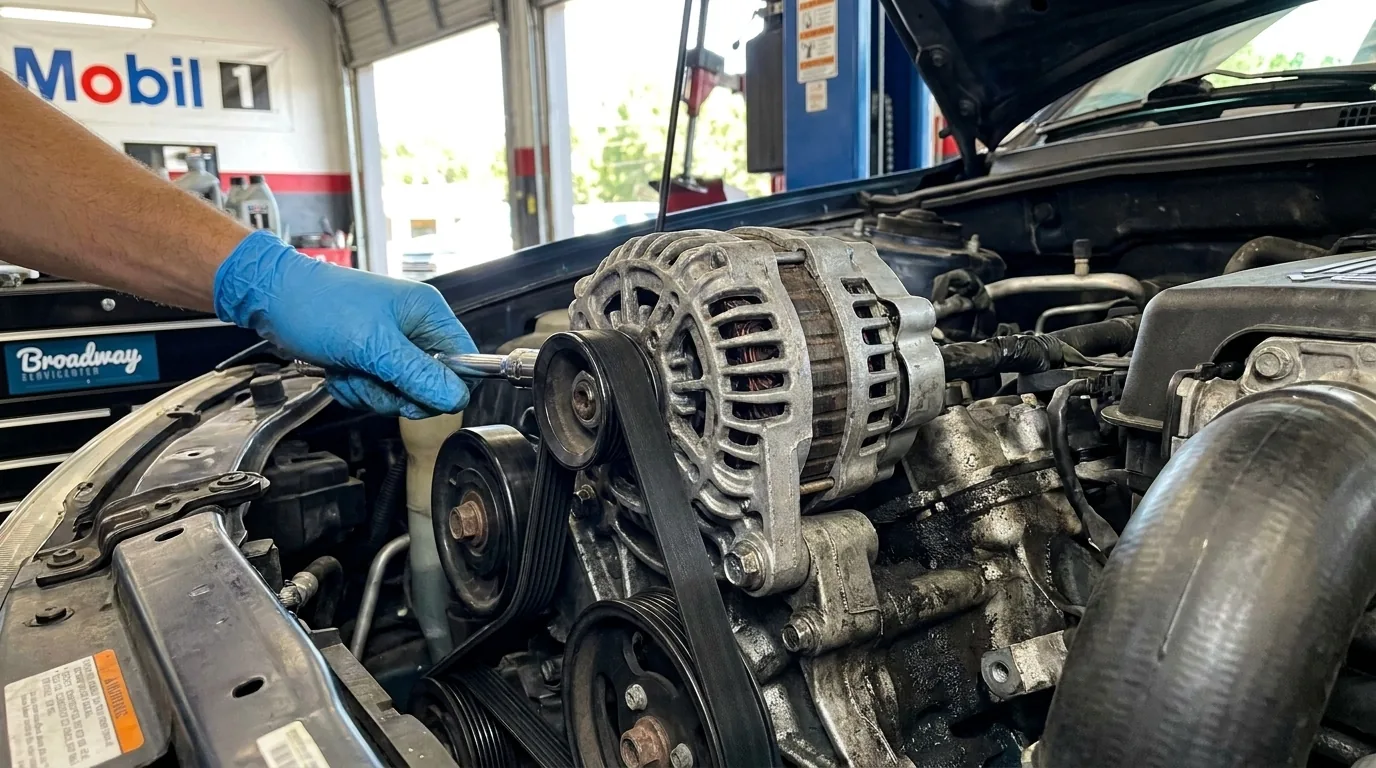 Alternator repair and replacement at Broadway Servicenter in Garden City, NY