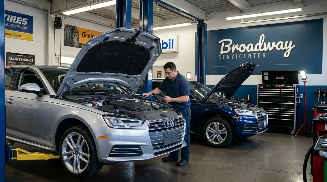 Audi A4 and Q5 repair at Broadway Servicenter in Garden City, NY