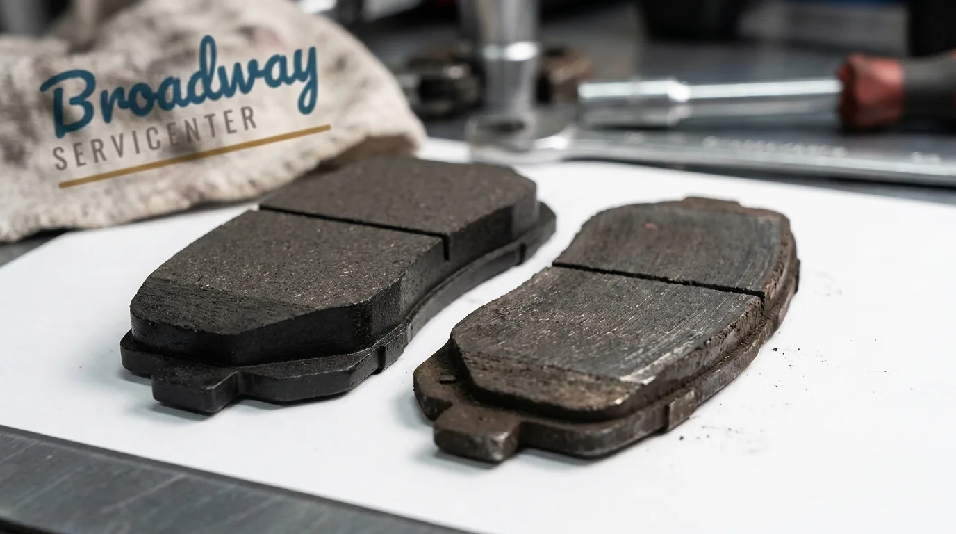 Brake pad lifespan and wear inspection - Broadway Servicenter in Garden City, NY