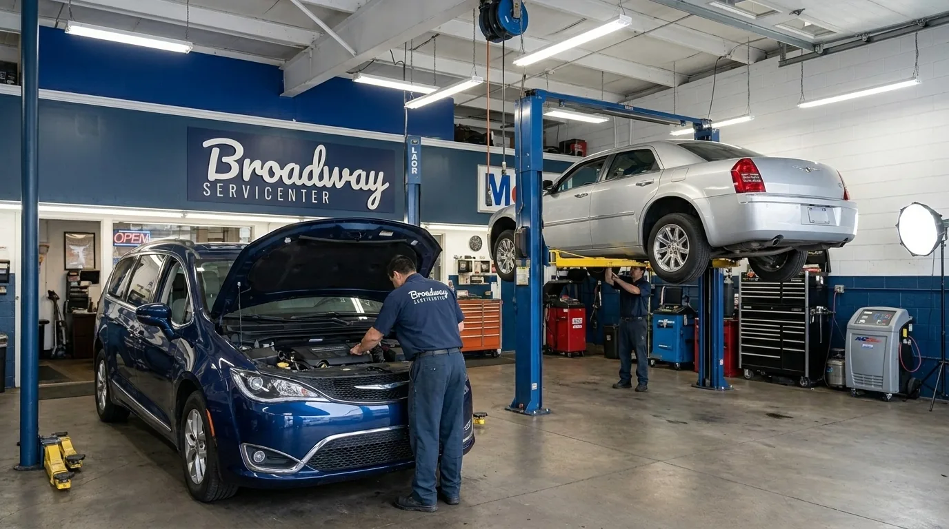 Chrysler Pacifica and 300 repair at Broadway Servicenter in Garden City, NY
