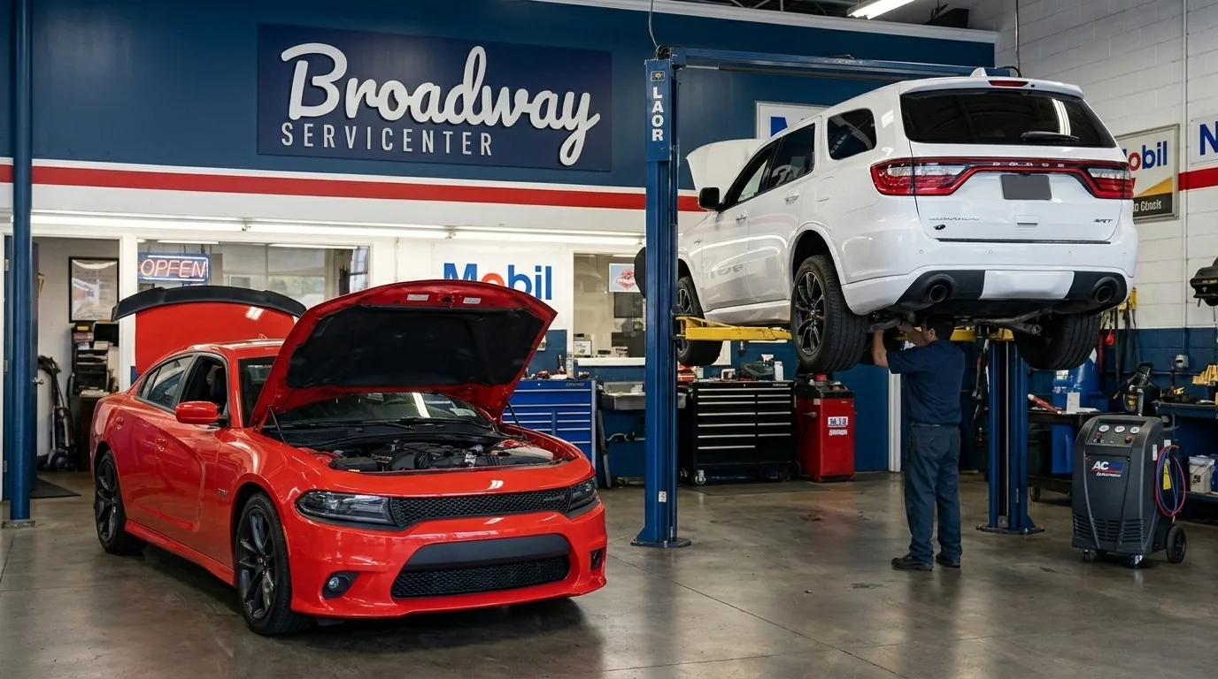 Dodge Charger and Durango repair at Broadway Servicenter in Garden City, NY