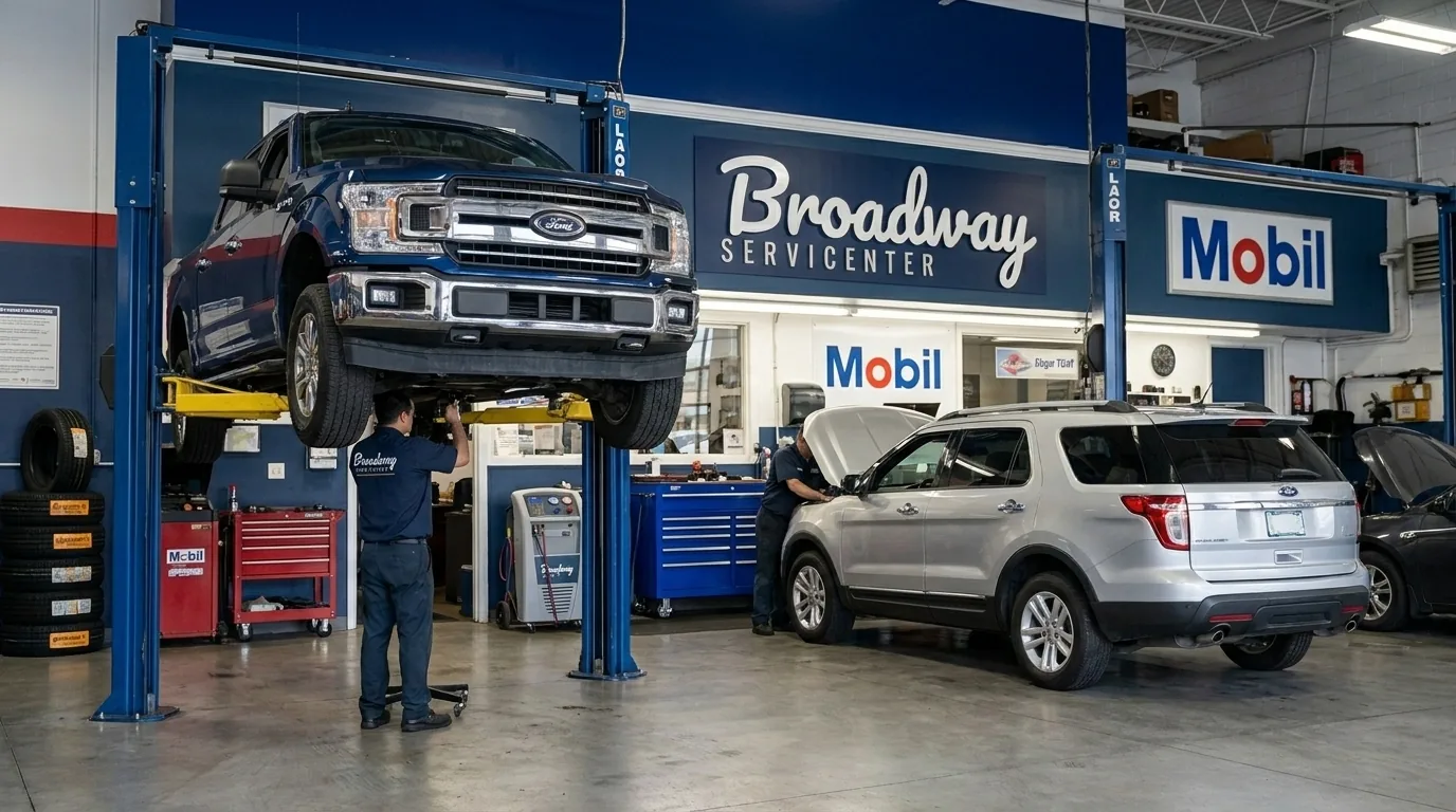 Ford F-150 and Explorer repair at Broadway Servicenter in Garden City, NY