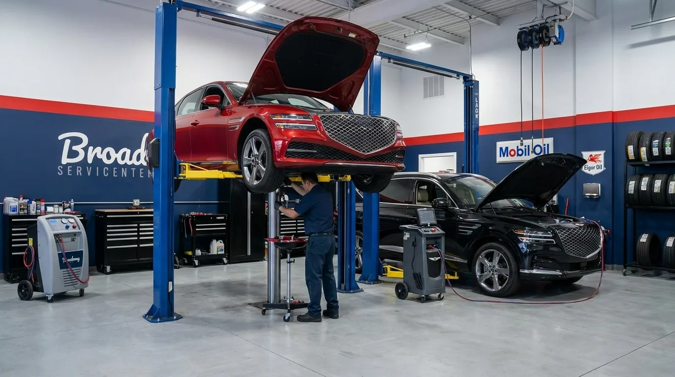 Genesis G80 and GV80 repair at Broadway Servicenter in Garden City, NY
