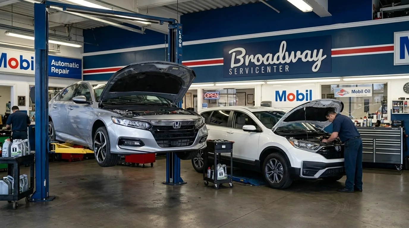 Honda Accord and CR-V repair at Broadway Servicenter in Garden City, NY