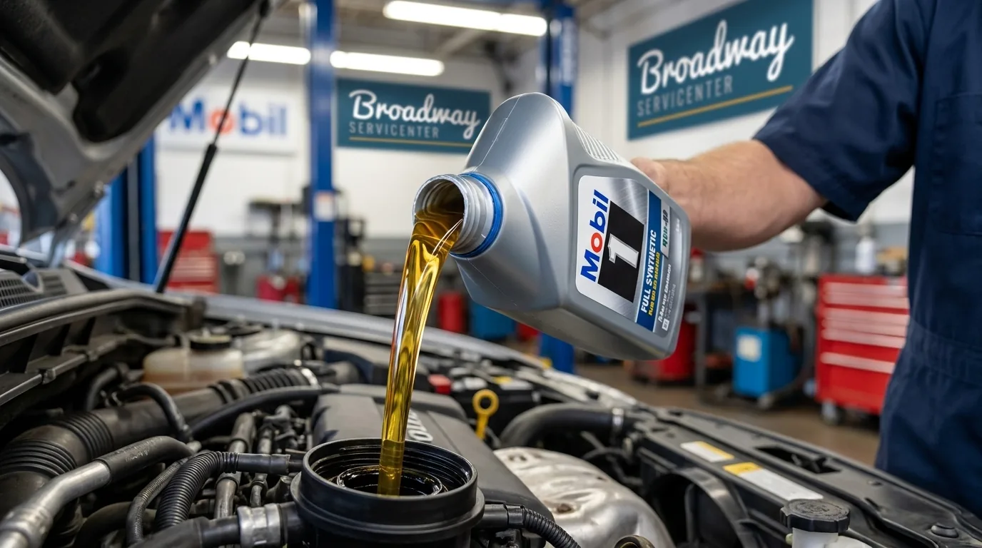 How often to change oil - service interval guide from Broadway Servicenter Garden City, NY
