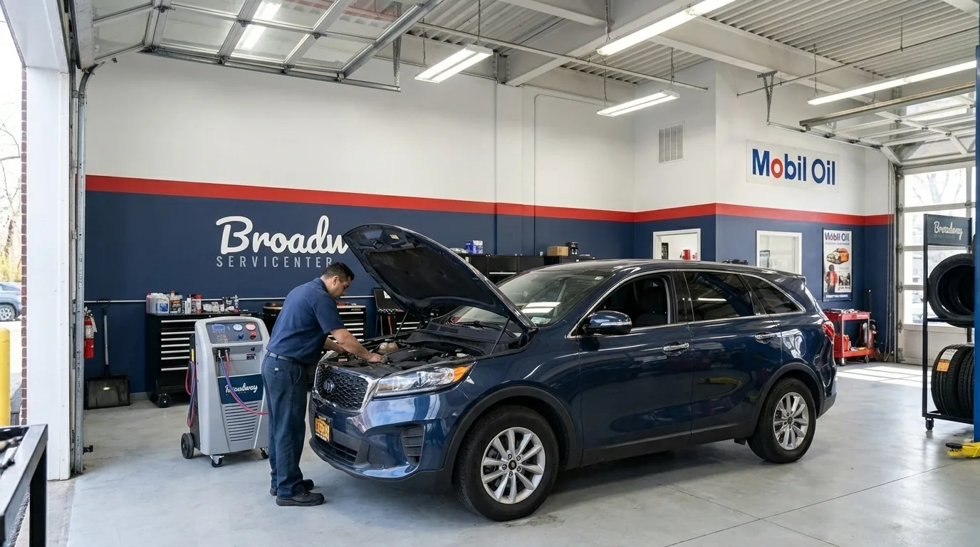 Kia Forte and Sorento repair at Broadway Servicenter in Garden City, NY