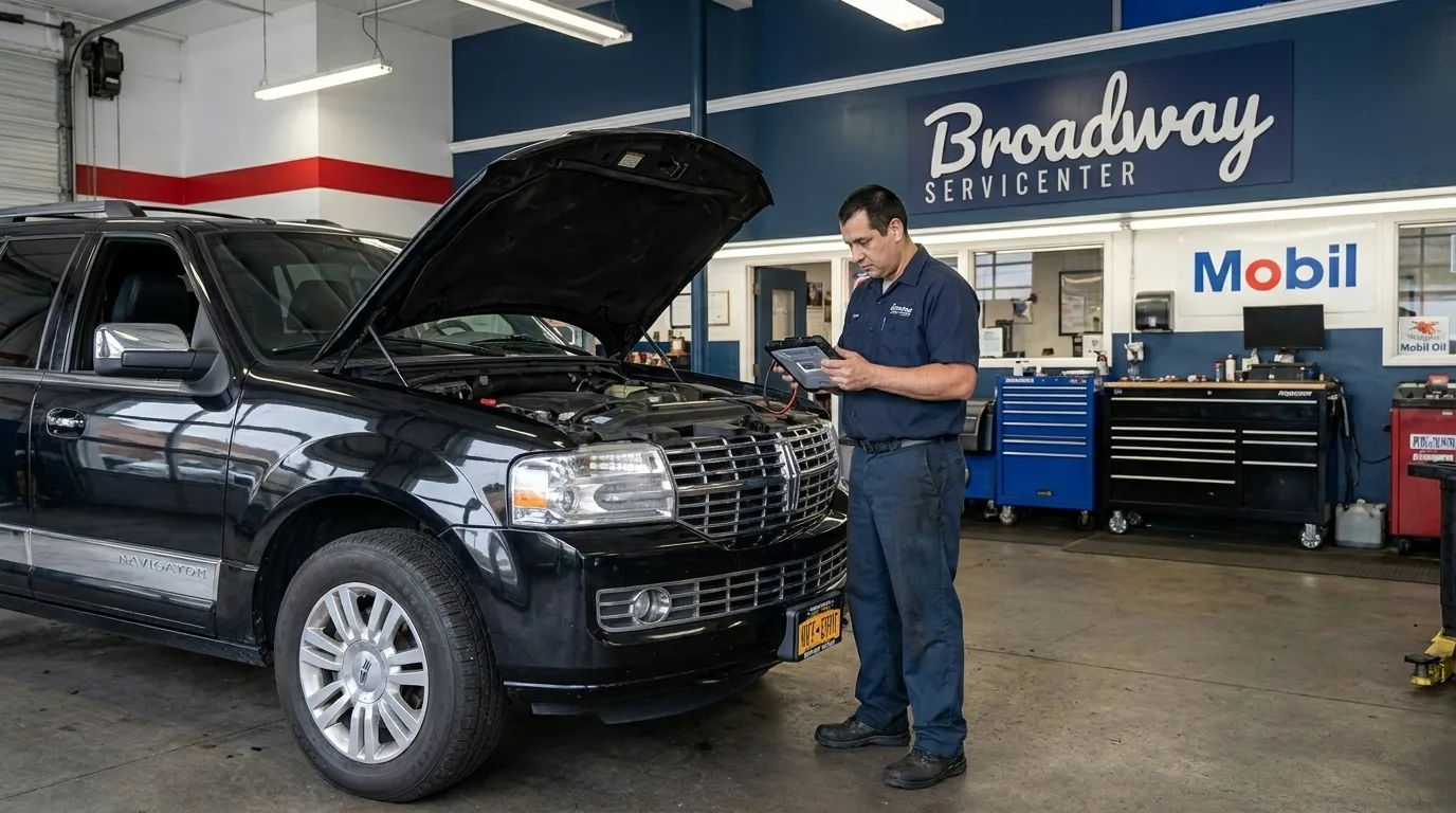 Lincoln Navigator and Corsair repair at Broadway Servicenter in Garden City, NY