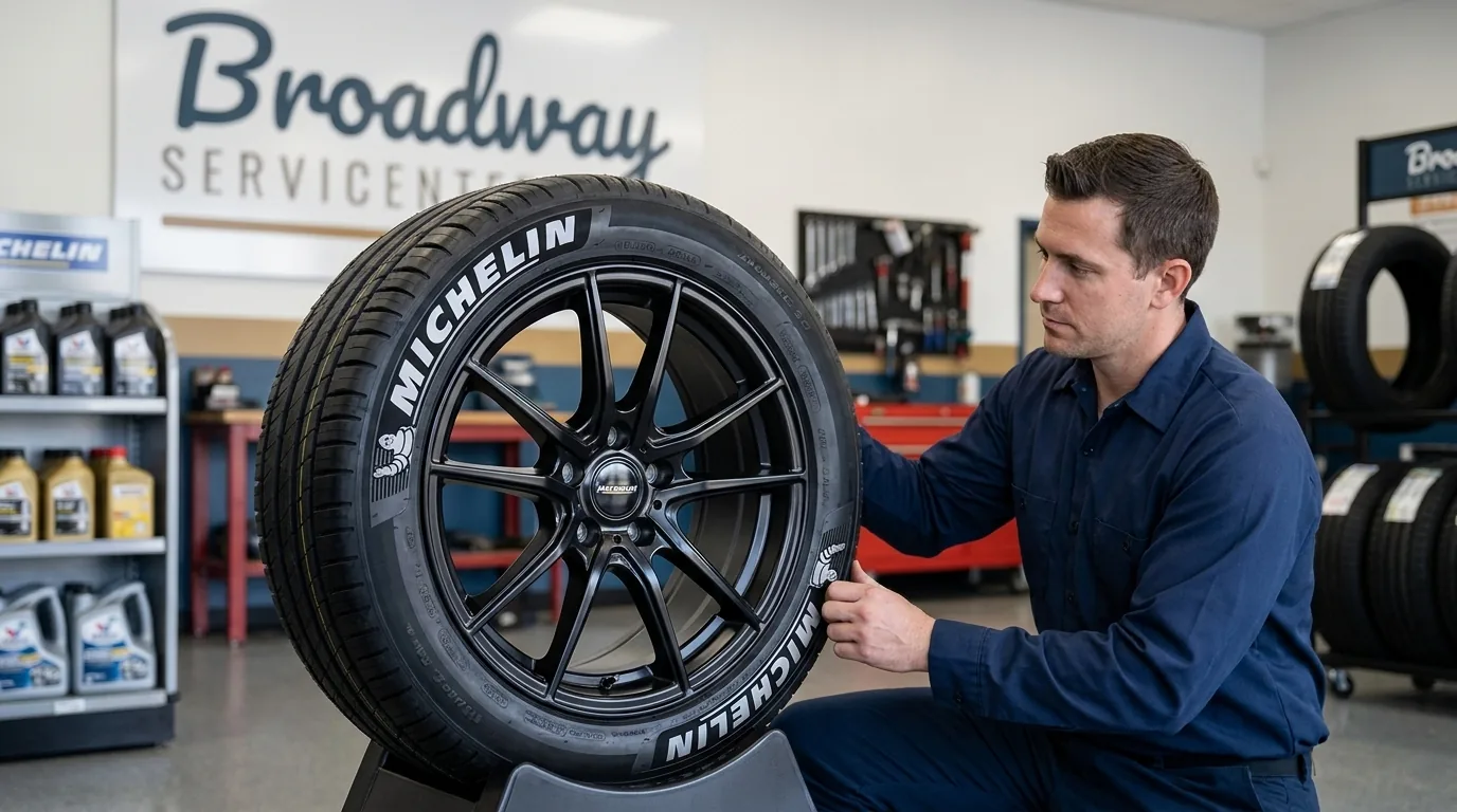Michelin tires installed at Broadway Servicenter in Garden City, NY