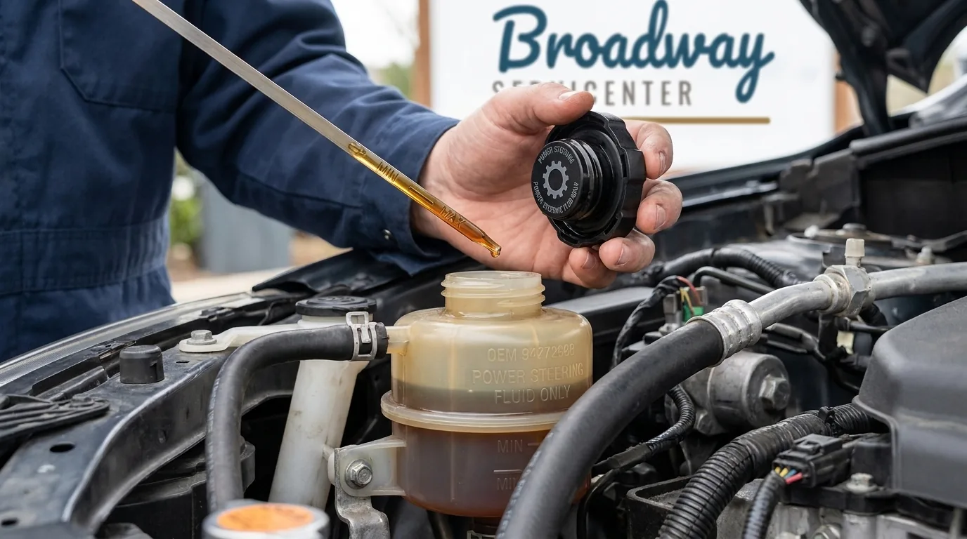 Power steering service at Broadway Servicenter in Garden City, NY
