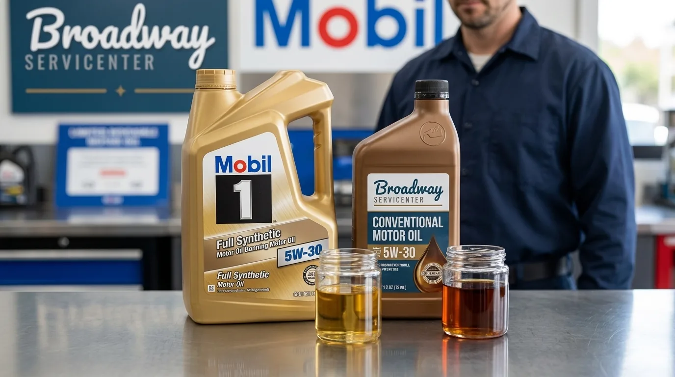 Synthetic vs conventional oil comparison - Broadway Servicenter Garden City, NY