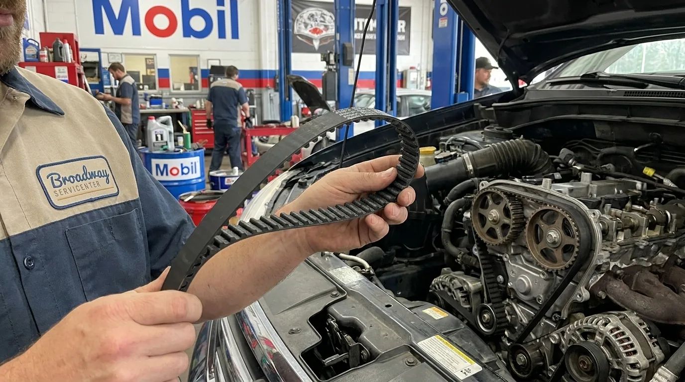 Timing belt replacement service at Broadway Servicenter in Garden City, NY