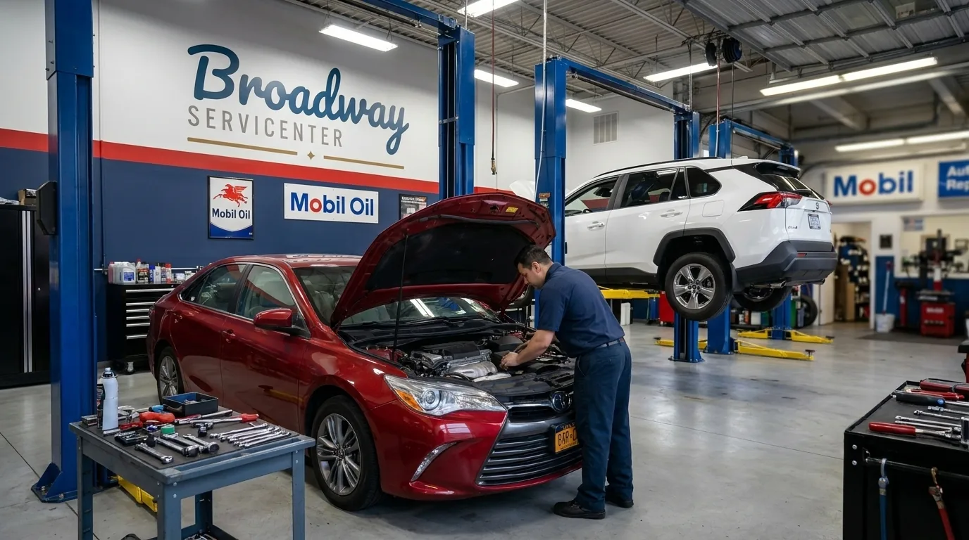 Toyota Camry and RAV4 repair at Broadway Servicenter in Garden City, NY